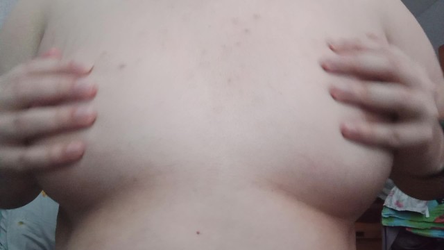 Playing with my tits 19