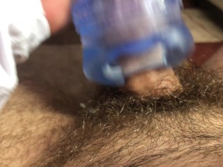 WORSHIPTHIS HORNY ADDICTED GOONER - SLOWLY WORKS 7IN COCK_WITH FLESHLIGHT-AWESOME CLOSE-UPS NO CUM
