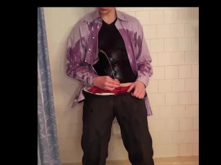Pissing & Cumming In Dress Clothes