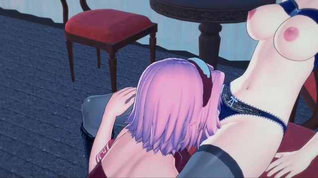 Sakura eats Hinata