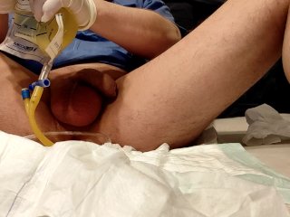 Taking Out The Catheter And The Enema With Your Own Urine