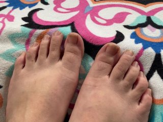 Chilling, Caring Of Woman's Feet, Dirt Removal, Part1 - Glimpseofme