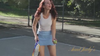 Auntjudy's 43-Year-Old MILF Sable At The AJ Country Club Classics At The Tennis Club