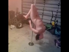 Pole dancing is a passion pole currently broken