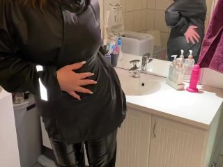 Amateur Trying on Leather Jacket and Raincoats_Haul - Why Girls Take So Long to GetReady