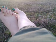 Country Boy Painted Feet