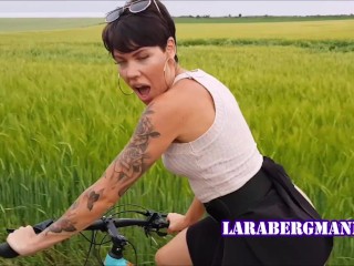 Pimp my Bike - Lara Bergmann fickt ihr Fahrrad!
