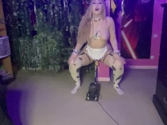 Thick Anime Cowgirl Gets Her Pussy Pounded So Hard By Her Fuck Machine It Breaks 