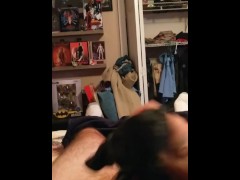 Cumming in a glove before bed 