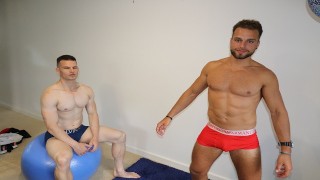 Gym Pre Porn Shoot Ripped Australians Workout Physiological Sexual Arousal