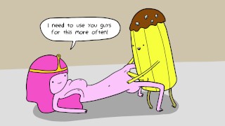 320px x 180px - Princess Bubblegum Fucks a Banana Guard - Adventure Time Porn Parody -  Pornhub.com