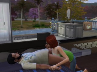 Female domination in sex. Elsa takes over her_husband Sims 4 - Porn_Stories