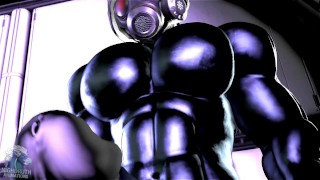 Rimming Master Growth Worship Animation Using Muscle Latex Drones
