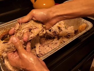 Cooking with Ash Steele - Making Turkey Tacos from_a Whole_Turkey!!