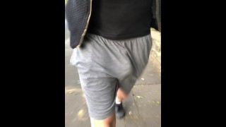 Ball Stretcher ON BULGING OUT OF THOSE SHORTS
