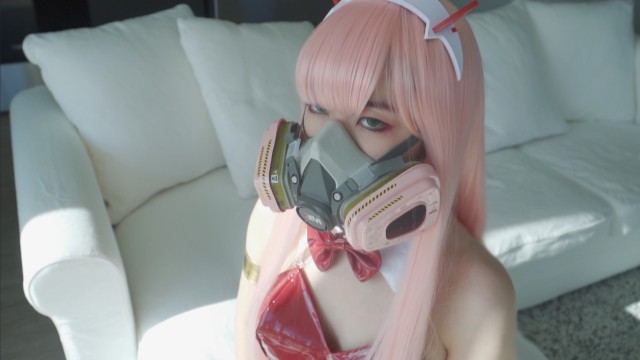 640px x 360px - Fuck 02 Zero Two in Red Bunny Costume and Fishnet xxxbaf
