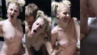Man Has No Choice But To Rely On Creampie A Horny Blonde Teen Girl Who Wants To Get Pregnant