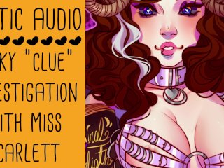 Miss Scarlett in the LibraryWith the Detective Funny ASMR EroticAudio Roleplay Lady Aurality