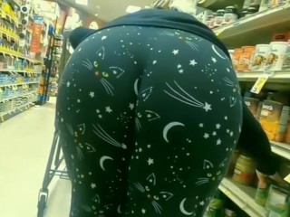 Fat Booty Wedgie At Store Shopping