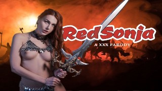 Redhead Tight Pussy VR Porn Busty Babe RED SONJA Allows You To Fuck Her