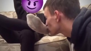 Rank stinky sock sniffing and worship 