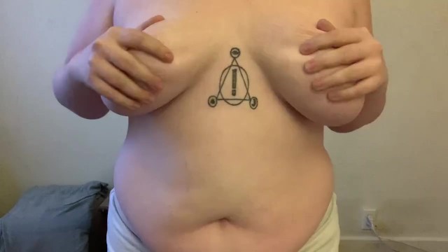 Topless boob play - ghost nipples 10