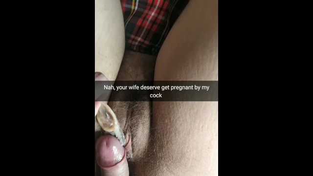 Fuck My Wife Pregnant Creampie - Fuck the Condom! I will Creampie your Wife Pussy and she will get Pregnant  [cuckold Snapchat] - Pornhub.com