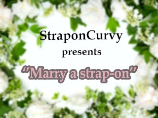 amazing MARRY A STRAP-ON wedding sissy pegging (full link in comm)