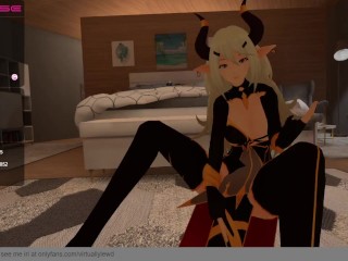 vtuber camgirl cums talking about tax_deductions (Chaturbate 02/13/21)