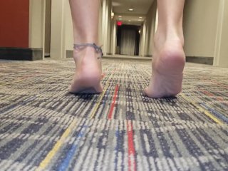 Public Hotel_Hallway Fun with My Feet!