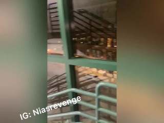 Blowjob_In A Parking Garage (Security ALMOST CAUGHT US