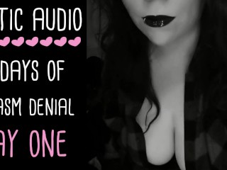 Orgasm Control & Denial ASMR Audio Series - DAY 1OF 5 (Audio_Only JOI FemDom Lady Aurality)