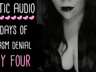Orgasm Control & Denial ASMR Audio Series - DAY 4_OF 5 (Audio only JOI FemDom Lady Aurality)