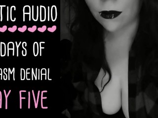 Orgasm Control & Denial ASMR Audio Series - DAY 5 OF 5 (Audio only JOI FemDom Lady_Aurality)