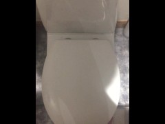 Flushing A Toilet (Portrait)