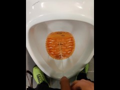 got caught filming my dick piss at public toilet
