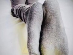 Stinky sock and feet tease 