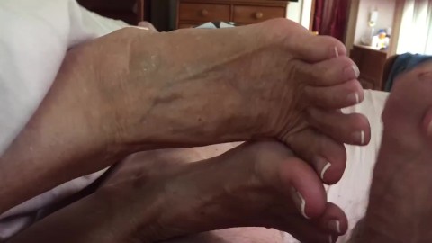 Mature Foot Cumshot - Cum On Mature Feet Porn Videos | Pornhub.com