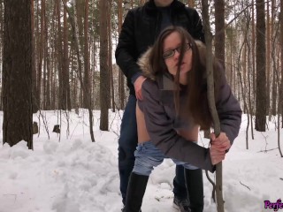 Cute Bitch Fantasizes about Teacher andSex With Him in_the Forest