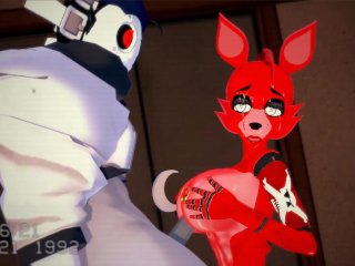 Five Nights at_Freddy's Inspired - Foxy Titjob and Sex - Hentai