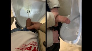 Masturbation It's Dangerous To Jerk Off A Man's Dick In A Public Restroom