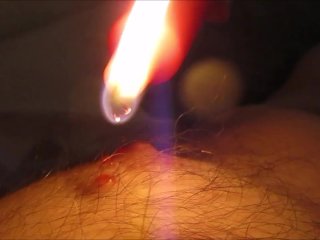 Hot Wax On Nipples And In Belly Button