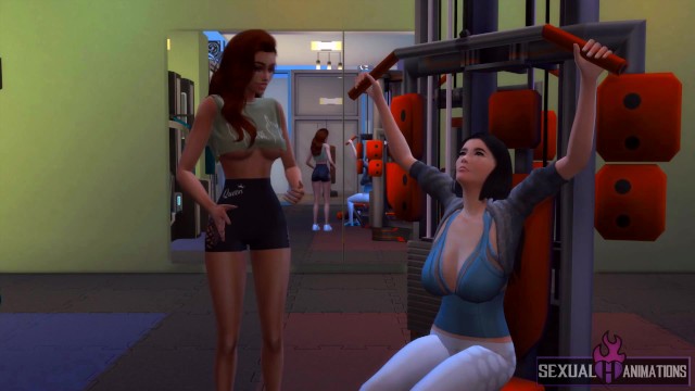 I Get Injured at the Gym and My Trainer Helps Me Eating My Pussy - Sexual Hot Animations