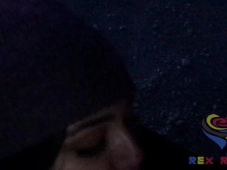 Rex Ryder XXX Rex Cums All Over Zoeys_Face In Mountain_Blowjob Facial