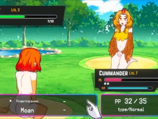 Oppaimon [Hentai Pixel game] Ep.4 Rafapfap ripped clothes in pokemon parody