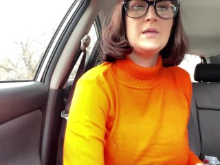 Velma Getting Ready! Playing_With Pussy_In Car! Flashing In Public! BTS Patreon!