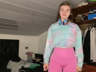 POV Stepsis pees her pants for you! Pee_desperation