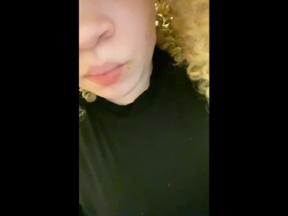 BBW eating more chicken with chatter hereand there (ASMR FAIL)
