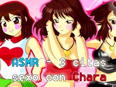 ASMR - 3 citas - sexo con Chara
