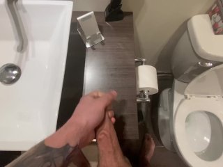 Johnny The Long Piss (Piss and Cum inToilet)